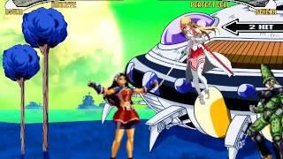 Asuna and Hawkeye vs Athena and Cell MUGEN BATTLE