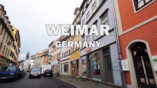 Weimar Germany - Driving in Cloudy Day 4K