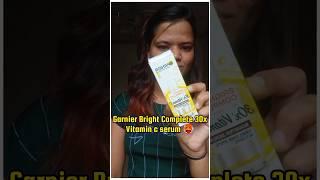 Garnier Bright Complete Vitamin C Serum Review  30x vitamin c #shorts