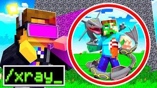 Secretly CHEATING With XRAY MOD In Pixelmon