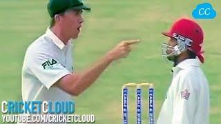 McGrath Sledging Shouting Screaming Pointing Finger But nothing worked at the End 