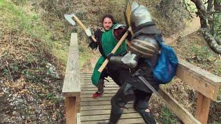 I turned our hike footage into a short story film - Medieval Knight Fighting Quest -San Luis Obispo