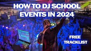 DJ Gig Log  The ULTIMATE Guide for School Dances + Proms