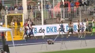 07.08.2011 DJM Jena 4x100m männliche Jugend A SSC Berlin 4084sec 1.Platz August 2011