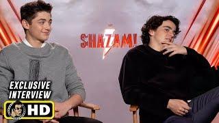 Jack Dylan Grazer and Asher Angel Interview for Shazam