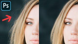 How to Remove Stray Flyaway Hairs in Photoshop