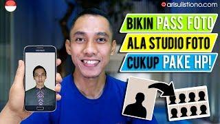 Tutorial Photoshop Bikin Pas Foto Sendiri di Rumah dengan Kamera HP - Hasil Kualitas Studio Foto