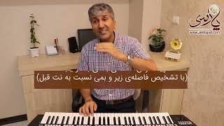 نمونه آموزش پیدا کردن نت و آکورد آهنگ