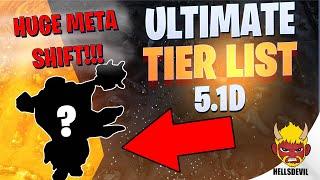 WILD RIFT  ULTIMATE TIER LIST PATCH 5.1D  HUGE META SHIFT