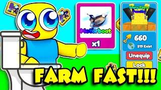 The FASTEST WAY TO FARM SUMMER SKIBIDI TOKENS + ALL NEW *SECRET*CODES In Anime Catching Simulator