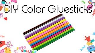 DIY Color Glue Sticks  Easy to make  A Crafters Heart 