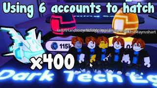 I Used 6 Accounts And Hatch 400 Mythical Prototype - Pet Simulator X Roblox