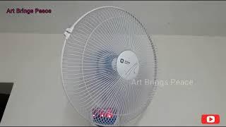 Orient Electric wall 49 400mm  Remote Control Fan unboxing installation and usage 2023