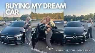 Buying My Dream Car at 17  Mercedes Benz A220 Amg Line + Tips Car Tour Drive With me