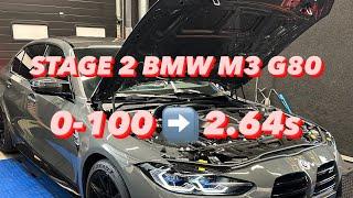 690HP & 870NM BMW M3 XDRIVE G80 CUSTOM MAP STAGE 2 ACCELERATION 0-100 & 14 MILE  BERKPerformance