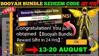 FREE FREE FIRE REDEEM CODE TODAY 13 AUGUST REDEEM CODE FREE FIRE  FF REDEEM CODE TODAY 13 AUGUST