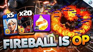 EASIEST FIREBALL Strategy is BROKEN with WARDEN CHARGE + ROCKET LOONS  TH16 Attack Strategy CoC