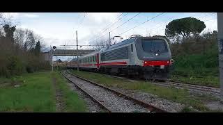 Intercity Taranto-Roma Termini in arrivo alla stazione di Eboliin compagnia con @The_Lerux