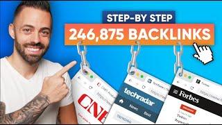 Link Building SEO Strategy - I Built 1341 Backlinks with this Method Tutorial