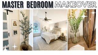 MASTER BEDROOM MAKEOVER  DIY budget friendly makeover decorating ideas