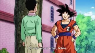 Goku asks Gohan to enter the Tournament of Power  Dragonball Super  Eng Sub