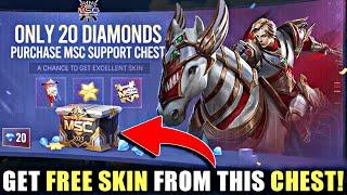 GET LEOMORD SKIN ONLY WITH 20 DIAMONDS  MSC SUPPORT CHEST
