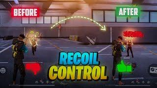 HEADSHOT  RECOIL CONTROL   How to Control Recoil In free fire  INCREASE ACCURACY