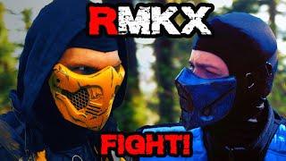 REAL MORTAL KOMBAT X - Scorpion VS Sub-Zero FIGHT MKX Parody