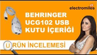 Behringer UCG102 Jak Girişli Gitar için USB Ses Kartı