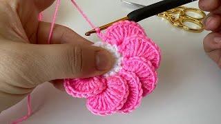 Wonderful Flower Pattern Crochet Detailed Description Tutorial for   Crochet Flower Ideas