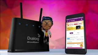 Dialog Home Broadband router Wi-Fi Password change  H2VE