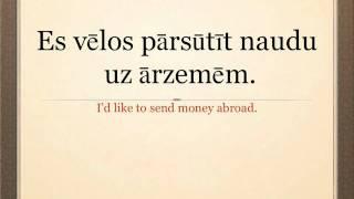 Learn Latvian Language - At the Bank