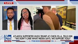 MUST WATCH Woman From President Trumps Viral Visit to Atlanta Chick-fil-A Speaks To Fox News