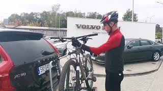 Jak przewozić rower przy użyciu bagażników rowerowych Volvo?