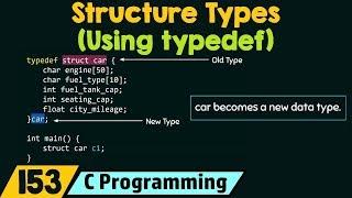 Structure Types Using typedef