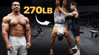 Body Builder VS Calisthenics  Handstand Ft. Larry Wheels