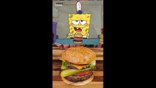 Tasty Trio Takeover Krabby Patty vs. Pasta Puttanesca vs. Oggys Fries #spongebob #mrkrabs #oggy