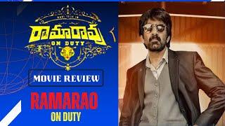 Ramarao On Duty Movie Review  Ravi Teja