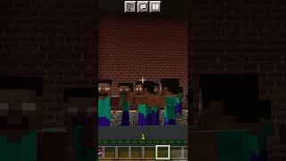 so many herobrines  in minecraft #shorts #shortsfeed #viral