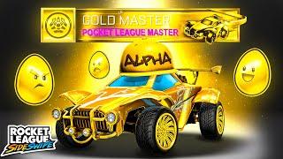 The first ever POCKET LEAGUE MASTER in Rocket League Sideswipe All Gold Collections Rewards