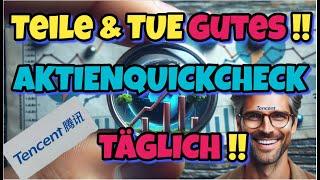 **TENCENT-AKTIE ️ **Fachwissen gratis Teile und tue Gutes*Mo-Fr neu* #AI #KI #90%