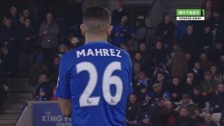 Riyad Mahrez vs Newcastle Home 14032016