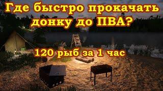 Где быстро прокачать донку до 100% до ПВА. Лучшее место на данный момент. Успевай пока работает.