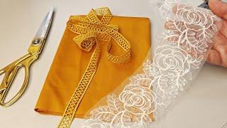 Summer Special yellow Trouser design with Pintucks and joint lace ख़ूबसूरत trouserPalazzo Design