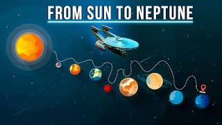 From The Sun To Neptune Traveling Between The Planets Of The Solar System