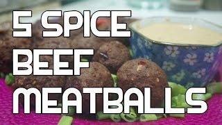 Meatballs Recipe - Asian 5 Spice Beef  - Video