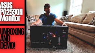 Asus ROG Swift 360Hz PG259QN UNBOXING and DEMO