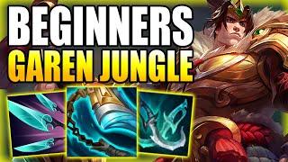 HOW TO PLAY GAREN JUNGLE FOR BEGINNERS IN-DEPTH GUIDE S13 - Best BuildRunes League of Legends