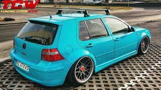 VW Golf MK4 Bagged on BBS RS 2 Rims Tuning Project by Calin