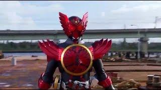 Kamen Rider OOO Tajadoru First Henshin And Battle